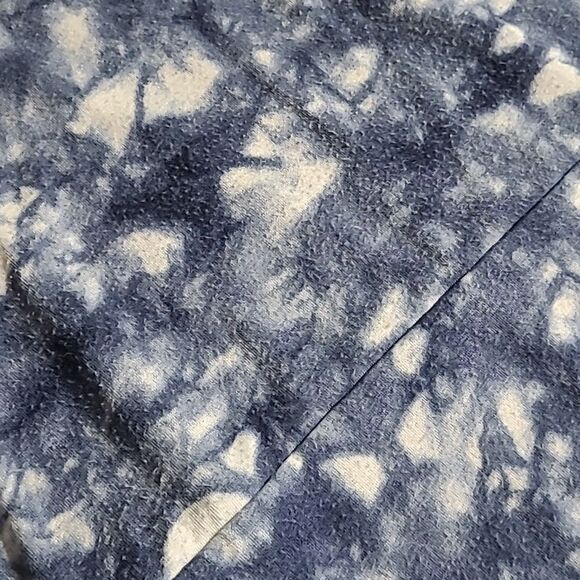 M ATHLETA HIGH NECK SLEEVELESS STRETCH BLUE WHITE ATHLETIC COASTAL DRESS MEDIUM - Picture 7 of 10